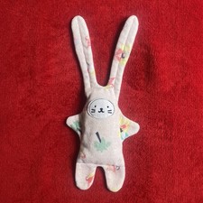 🇫🇷 Doudou lapin rose palmier parasol plage pélicans CATIMINI ETAT NEUF