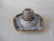 ENCRIER EN FAIENCE DE DESVRES