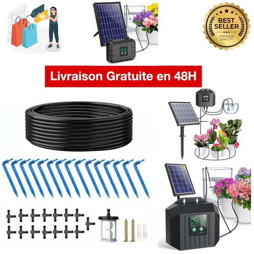 Système arrosage solaire - d'arrosage,