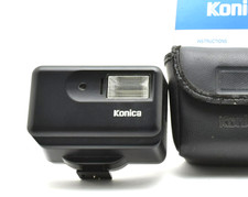 US include tax Konica HX-14 Black Strobe Flash For Hexar AF w/ Case From Japan