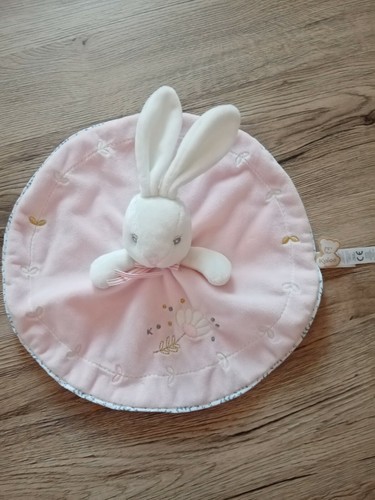 Doudou rond lapinou - doudou, rose