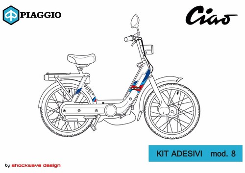Adhésifs piaggio ciao - piaggio, px