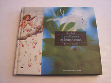 LES PLANTES ET LEURS VERTUS , CARNETS DU JARDIN . TRES BEAU LIVRE . 128 PAGES .
