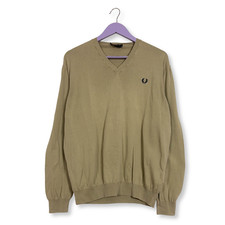 Pull Fred Perry Vert Kaki À