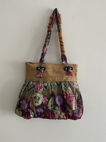 Sac cabas bohème fleuri été