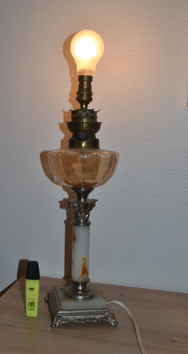 Lampe pétrole ancienne en - lampe,