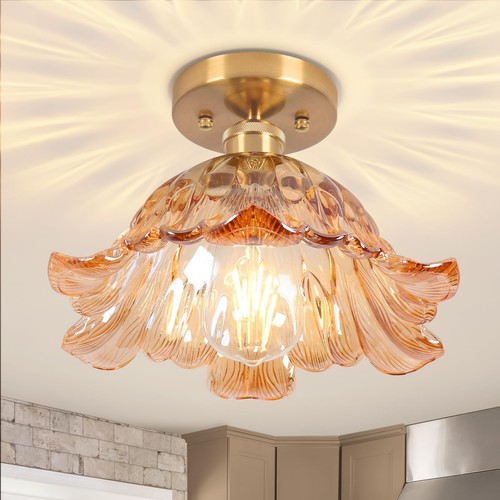 Plafonnier vintage e27 25cm - plafonnier,