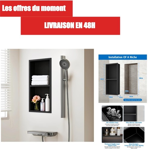 Niche murale acier - niche, en