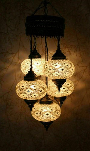 Lustre plafonnier suspendu - , en