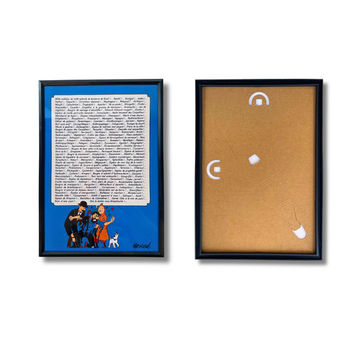 Tintin poster des 220 - le,