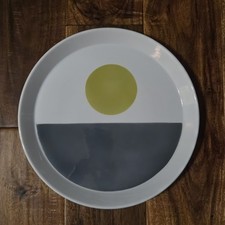 Vintage Gio Ponti Plate Fantasia Italiana Dinner Ceramic 1950s 60s Modernist