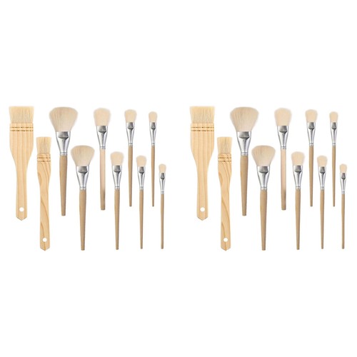 Pcs taille assortie pinceau - 20,