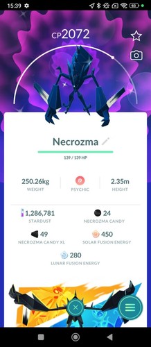 Necrozma shiny registred or - necrozma,