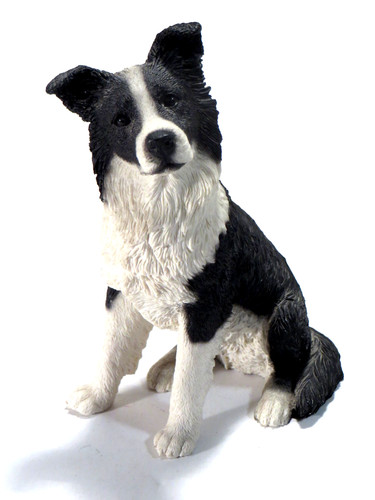 Border collie figurine - border,