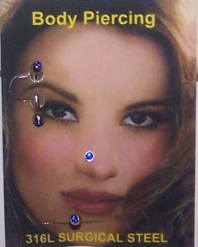 Lot piercing strass - lot, 3