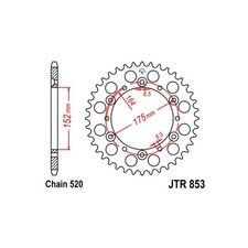 YAMAHA YZ 125 Couronne en