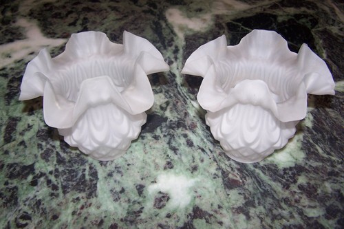 Anciennes tulipes verre - 2, en