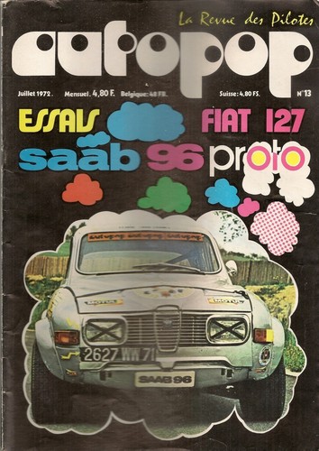 Autopop 1972 essai saab - saab, 96