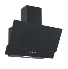 Hotte Murale Inclinée Sans Tête 60 Cm Noir Mat Sasha Respekta