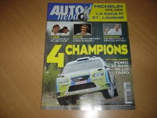 Auto hebdo N°1573 207 Spider.TVR Sagaris.WRC.Michelin