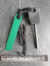 Allume feu de survie , allume feu, pierre silex magnésium .