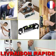 Outils Niveau Laser A Lignes 3 Modes Croisées Droit Mètre 2.5M Ruban Mesurer