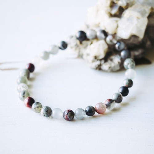 Bracelet jaspe héliotrope - jaspe,