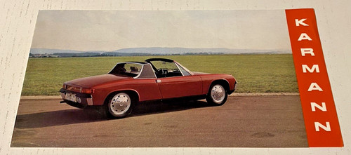 Brochure publicitaire porsche - publicitaire,