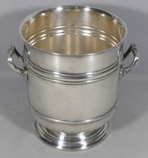 Christofle Sully, Silver Metal Champagne Bucket or Flower Tray