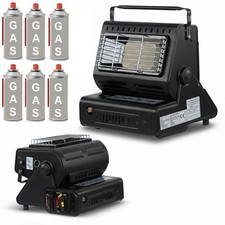 Chauffage gaz portable 2en1