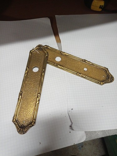 Paire plaques propreté porte