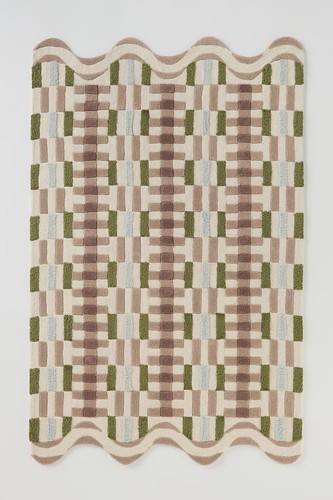 Tapis festonné touffeté - tapis,