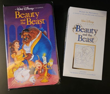 1991 La Belle Et La Bete Beauty Beast VHS Black Label NEUF cassette the Classics