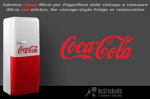 Autocollant coca cola rouge - 1,