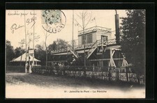 Old postcard Joinville-le-Pont, La Péniche 1905 