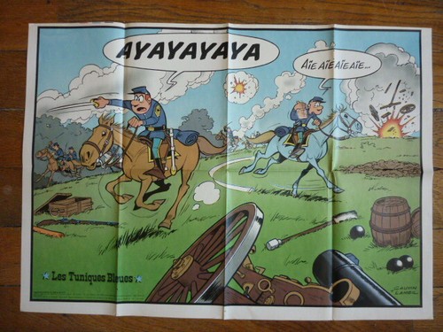 Poster tuniques bleues - bleues,