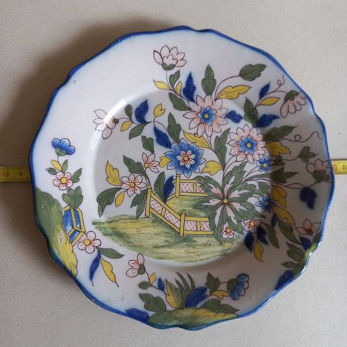 Assiette faience charolles - faience,