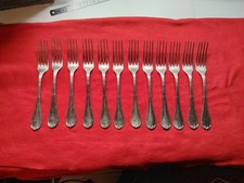 12 FOURCHETTES COUVERTS
