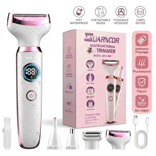 Rasoir électrique femme 4en1 - rasoir,