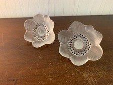 4 fleurs Anémone en cristal