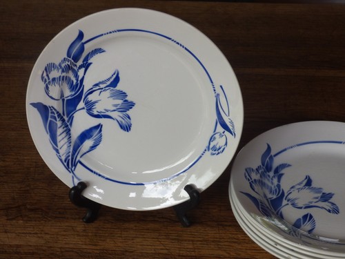Lot assiettes plates - de, 6