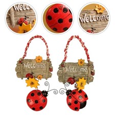  2 Pcs Décoration Coccinelle