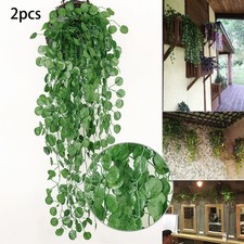 2 pi??ces feuilles de guirlande de lierre artificielle 90 cm fausse plante de vi