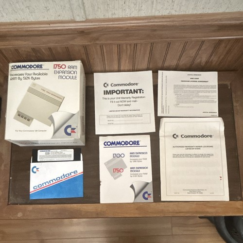 Commodore 1750 ram expansion - 1750,