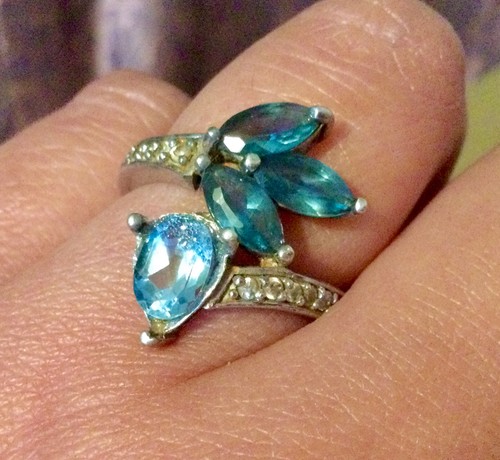 Grosse bague vintage argent - bague,