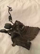 Vide Poche Art Déco Feuille