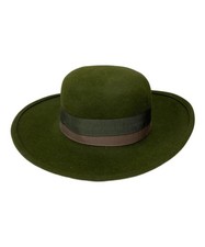 BORSALINO/ Borsalino Felt Hat/ Olive