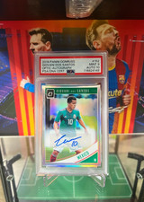 2018 Panini Donruss Giovani Dos Santos Optic #152 Autograph PSA 9 MINT + 10 AUTO