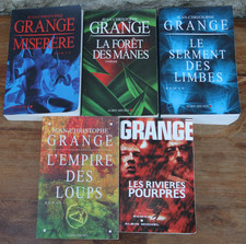 JEAN-CHRISTOPHE GRANGE - LOT DE  5 LIVRES - ALBIN MICHEL - MISERERE - 2000/2009