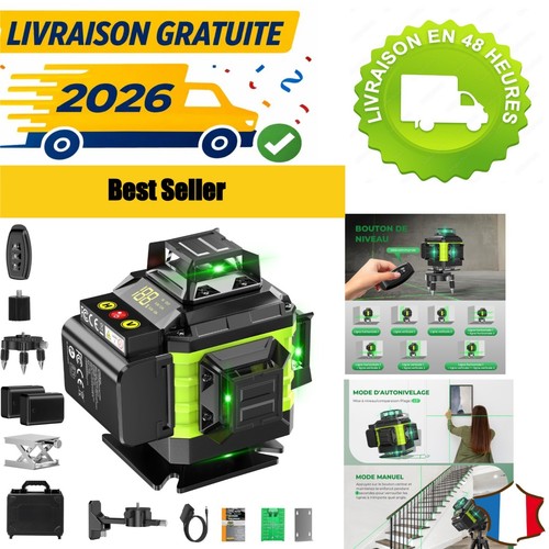 Niveau laser lignes - 4d, 16